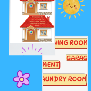 House Rooms - Match The Rooms To The Descriptions.