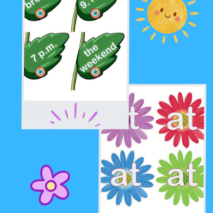 Prepositions Of Time - Flowers