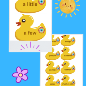 Quantifiers - A Little x A Few.