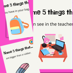 Name 5 - School
