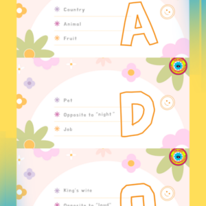 Categories - Letters