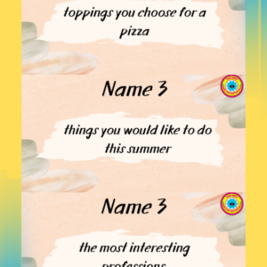 Name 3 - Many Topics 5