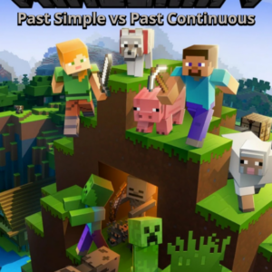 Simple Past x Past Continuous - 6 Pages